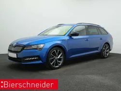 Blau Gebraucht 2021 Skoda Superb SportLine Kombi | 28.950 € (Fairer Preis)