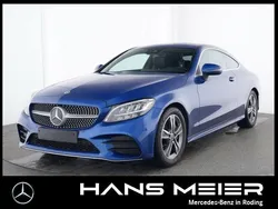 lack spektralblau Gebraucht 2023 Mercedes C200 Advanced Coupé | 36.490 € (Fairer Preis)