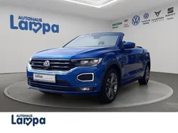 Blau Gebraucht 2021 VW T-Roc Cabriolet R-line Cabrio | 26.890 € (Guter Preis)