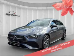 Grau Gebraucht 2024 Mercedes CLA200 Shooting Brake AMG Kombi | 32.480 € (Etwas zu teuer)