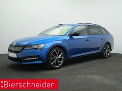 Blau Gebraucht 2021 Skoda Superb SportLine Kombi | 28.950 € (Guter Preis)