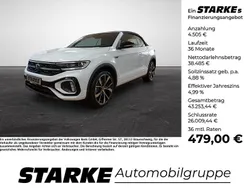 Pure white Neu 2024 VW T-Roc Cabriolet R-line Cabrio | 42.390 € (Guter Preis)