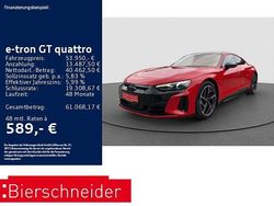 Rot Gebraucht 2022 Audi e-tron GT quattro Ambiente Limousine | 53.950 € (Guter Preis)