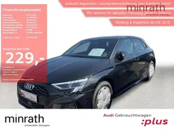 Schwarz Gebraucht 2024 Audi A3 Sportback S-Line Limousine | 32.930 € (Guter Preis)