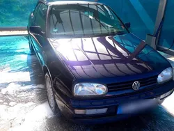 Blau Gebraucht 1996 VW Golf Cabriolet Cabrio | 2.300 €