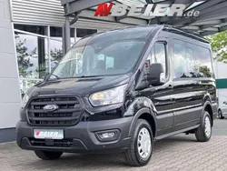 Obsidianschwarz metallic Neu 2024 Ford Transit Trend Kombi | 40.329 € (Guter Preis)