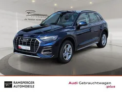 Blau (navarrablau metallic) Gebraucht 2021 Audi Q5 Advanced Plus SUV | 29.480 € (Guter Preis)