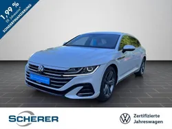 Weiß (oryxweiß perlmutteffekt) Gebraucht 2023 VW Arteon R-line Kombi | 40.790 € (Fairer Preis)
