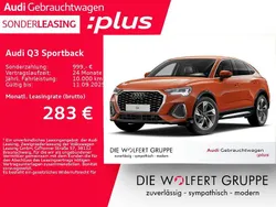 Orange Gebraucht 2024 Audi Q3 Sportback S-Line SUV | 41.495 € (Fairer Preis)