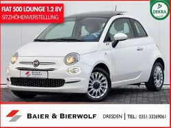 Weiß Gebraucht 2017 Fiat 500 Lounge Kleinwagen | 10.990 € (Fairer Preis)