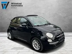 Schwarz Gebraucht 2013 Fiat 500C Lounge Cabrio | 6.666 € (Fairer Preis)