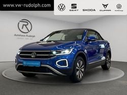 Ravennablau metallic Gebraucht 2024 VW T-Roc Cabriolet Move Cabrio | 26.859 € (Guter Preis)