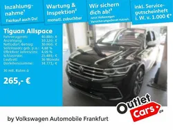 Deep black perleffekt Gebraucht 2022 VW Tiguan Allspace R-line SUV | 40.880 € (Fairer Preis)