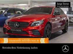 Rot Gebraucht 2020 Mercedes C300 AMG Limousine | 36.890 € (Guter Preis)