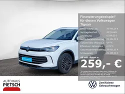 Weiss Gebraucht 2024 VW Tiguan Elegance SUV | 39.940 € (Fairer Preis)