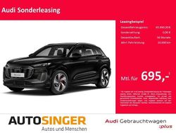 Mythosschwarz metallic Gebraucht 2024 Audi Q6 e-tron S-Line SUV | 65.990 € (Guter Preis)