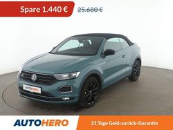 Grün Gebraucht 2021 VW T-Roc Cabriolet R-line Cabrio | 24.240 € (Fairer Preis)