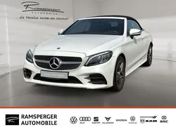 Weiß (weiß) Gebraucht 2019 Mercedes C200 AMG line Cabrio | 31.890 € (Guter Preis)
