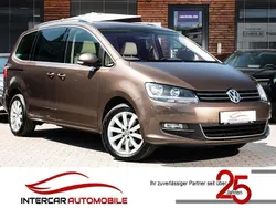 Toffeebraun metallic Gebraucht 2012 VW Sharan Highline Van / Kleinbus | 10.890 € (Guter Preis)