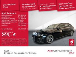 Mythosschwarz metallic Gebraucht 2022 Audi A4 S-Line Kombi | 28.490 € (Fairer Preis)