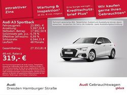 Ibisweiß Gebraucht 2023 Audi A3 Sportback e-tron Kleinwagen | 23.990 € (Etwas zu teuer)