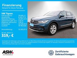 Nightshade blue Gebraucht 2021 VW Tiguan Elegance SUV | 29.660 € (Guter Preis)