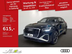 Mythosschwarz metallic Neu 2025 Audi Q2 S-Line SUV | 45.149 € (Etwas zu teuer)