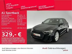 Schwarz Gebraucht 2021 Audi A1 Sportback S-Line Kleinwagen | 26.491 € (Etwas zu teuer)