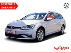 White silver metallic (metallic) Gebraucht 2018 VW Golf VII Highline Kombi | 18.890 € (Fairer Preis)