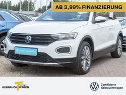 Weiß Gebraucht 2021 VW T-Roc Cabriolet Style Cabrio | 24.580 € (Fairer Preis)