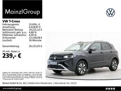 Deep black perleffekt Gebraucht 2025 VW T-Cross Goal SUV | 23.850 € (Guter Preis)