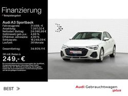 Weiß Gebraucht 2024 Audi A3 Sportback Business Limousine | 30.488 € (Guter Preis)