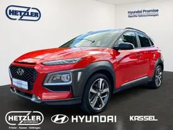 Tangerine comet/phantom black Gebraucht 2019 Hyundai Kona Premium SUV | 19.950 € (Fairer Preis)