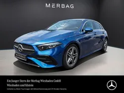 Spektralblau Gebraucht 2024 Mercedes A200 Advanced Plus Limousine | 34.380 € (Fairer Preis)