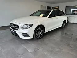 Diamantweiss metalliclack Gebraucht 2019 Mercedes E400 AMG line Kombi | 20.998 €