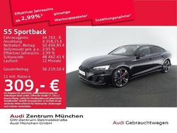 Mythosschwarz metallic Gebraucht 2023 Audi S5 Sportback Ambiente Kleinwagen | 54.763 € (Fairer Preis)