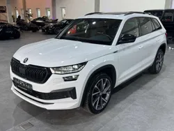 Moonweiss metallic Gebraucht 2021 Skoda Kodiaq SportLine SUV | 28.785 € (Etwas zu teuer)