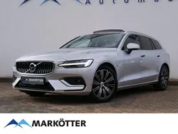 Bright silver metallic / metal Gebraucht 2021 Volvo V60 Inscription Kombi | 31.150 € (Teuer)