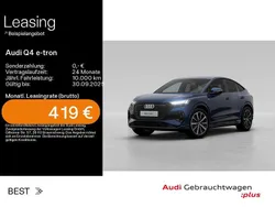 Navarrablau metallic Gebraucht 2024 Audi Q4 Sportback e-tron S-Line SUV | 49.239 € (Fairer Preis)