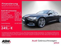 Mythosschwarz metallic Gebraucht 2023 Audi A6 S-Line Limousine | 37.830 € (Superpreis)
