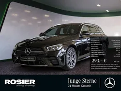 Schwarz / obsidianschwarz (metallic) Gebraucht 2021 Mercedes E300 AMG Kombi | 40.980 € (Etwas zu teuer)