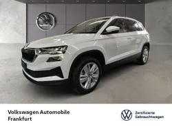 Moonweiss metallic Gebraucht 2025 Skoda Karoq Selection SUV | 35.480 € (Fairer Preis)