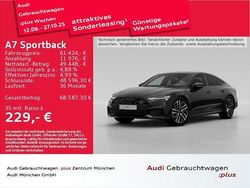 Schwarz Gebraucht 2024 Audi A7 Sportback S-Line Kleinwagen | 61.424 € (Fairer Preis)
