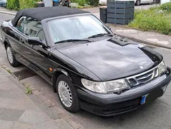 Schwarz Gebraucht 2000 Saab 9-3 Cabriolet Cabrio | 2.899 € (Guter Preis)
