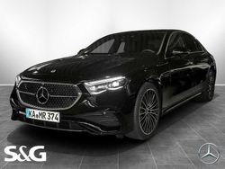 Metalliclack obsidianschwarz met Gebraucht 2025 Mercedes E220 AMG Limousine | 70.890 €