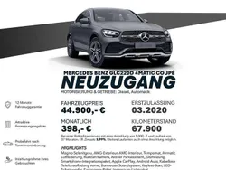 Manufaktur selenitgrau magno Gebraucht 2020 Mercedes GLC220 AMG line SUV | 44.900 €