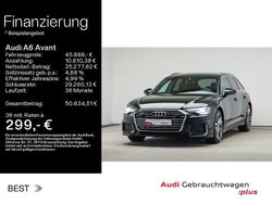 Mythosschwarz metallic (metallic) Gebraucht 2023 Audi A6 S-Line Kombi | 45.888 € (Teuer)