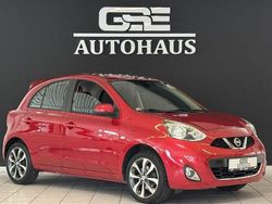 Rot Gebraucht 2014 Nissan Micra Acenta Kleinwagen | 9.790 €