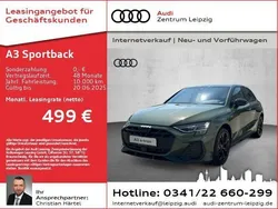 Distriktgrün metallic Gebraucht 2025 Audi A3 Sportback e-tron S-Line Limousine | 47.900 € (Superpreis)