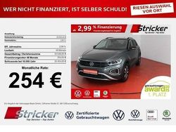 Indiumgrau metallic schwarz Gebraucht 2025 VW T-Roc Goal SUV | 28.949 € (Guter Preis)